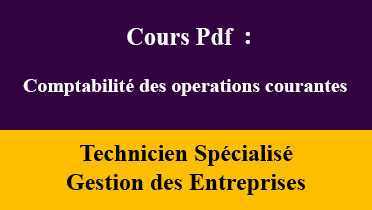 comptabilité des operations courantes tsge