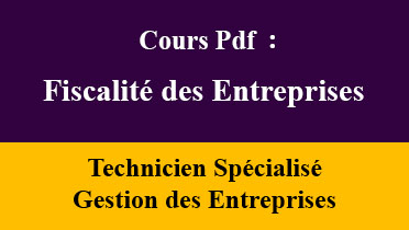 fiscalité des entreprise