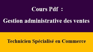 ofppt gestion administrative des ventes