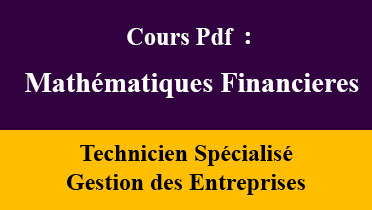 mathématiques financieres