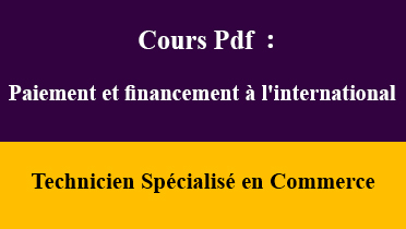 paiement et financement à l'international