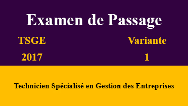 examen de passage tsge