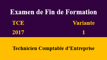 examen fin de formation tce