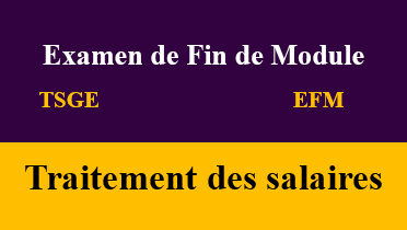 efm Traitement des salaires tsge